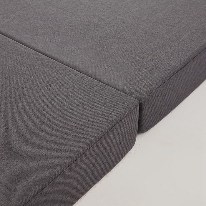 91家纺网 家纺一手货源 找家纺 小豚鼠 2025新款亲肤舒适四折垫 陨石灰-高弹款