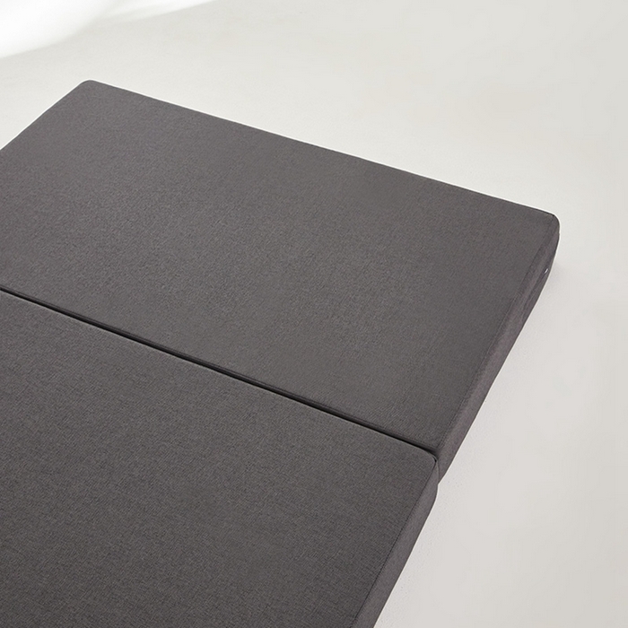 91家纺网 家纺一手货源 找家纺 小豚鼠 2025新款亲肤舒适四折垫 陨石灰-高弹款