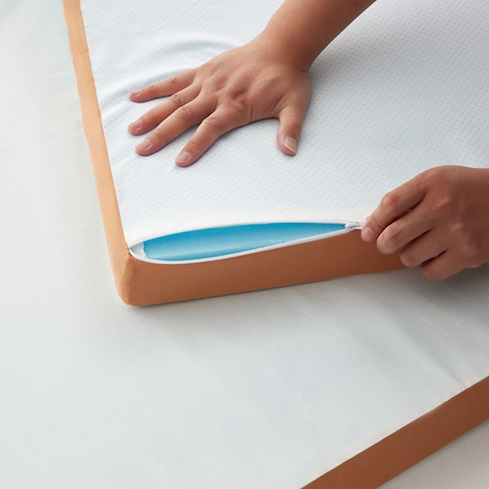 91家纺网 家纺一手货源 找家纺 （总）小豚鼠 2025新款拼色高弹海绵垫（质保3年不塌陷）