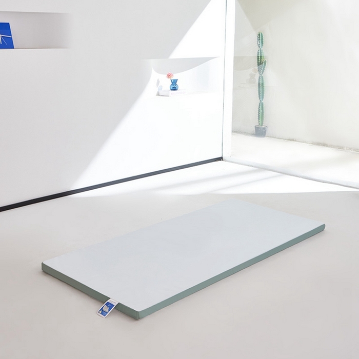 91家纺网 家纺一手货源 找家纺 小豚鼠 2025新款拼色高弹海绵垫（质保3年不塌陷） 白+绿