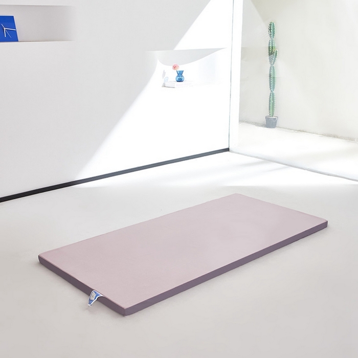 91家纺网 家纺一手货源 找家纺 小豚鼠 2025新款拼色高弹海绵垫（质保3年不塌陷） 粉+灰