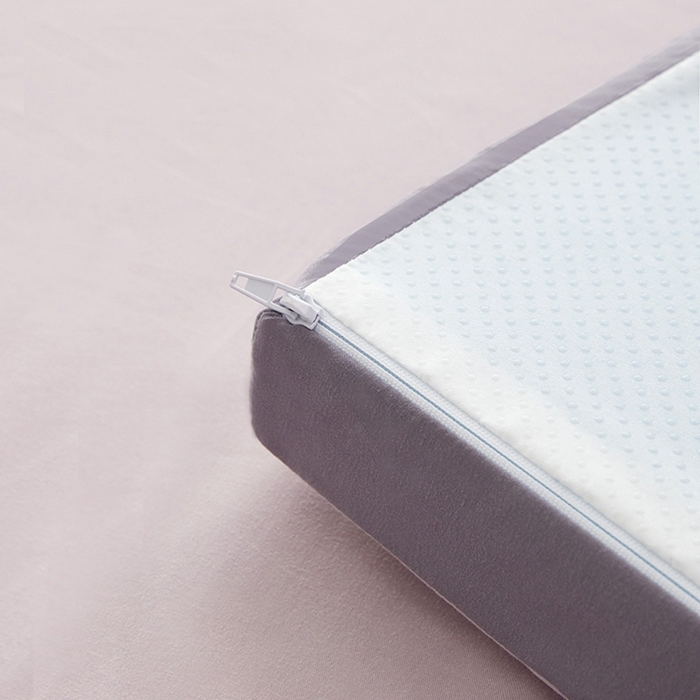 91家纺网 家纺一手货源 找家纺 小豚鼠 2025新款拼色高弹海绵垫（质保3年不塌陷） 粉+灰