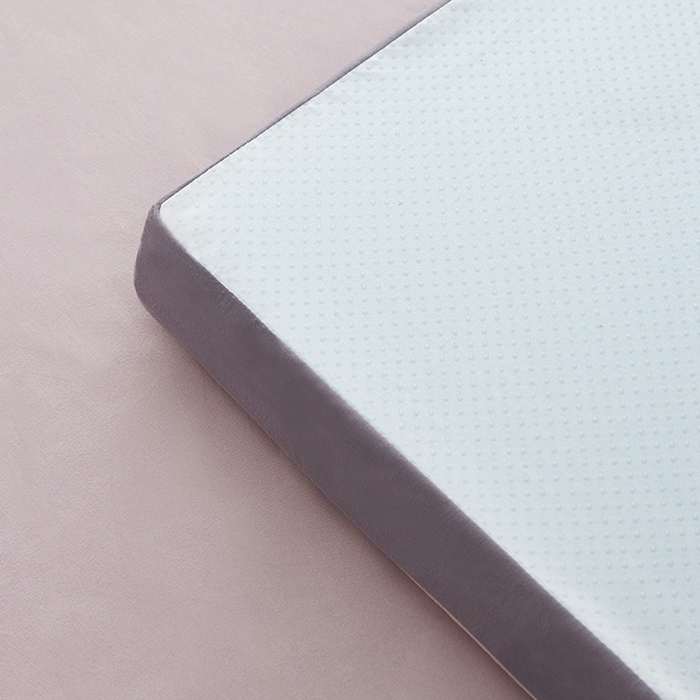 91家纺网 家纺一手货源 找家纺 小豚鼠 2025新款拼色高弹海绵垫（质保3年不塌陷） 粉+灰