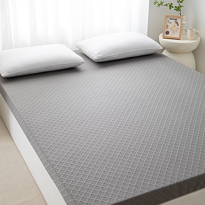 91家纺网 家纺一手货源 找家纺 小豚鼠 2025新款记忆海绵床垫床褥榻榻米租房床垫酒店薄垫床垫 方块灰