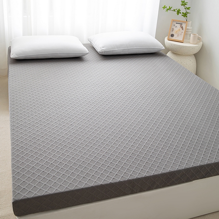 91家纺网 家纺一手货源 找家纺 小豚鼠 2025新款记忆海绵床垫床褥榻榻米租房床垫酒店薄垫床垫 方块灰