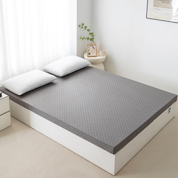 91家纺网 家纺一手货源 找家纺 小豚鼠 2025新款记忆海绵床垫床褥榻榻米租房床垫酒店薄垫床垫 方块灰