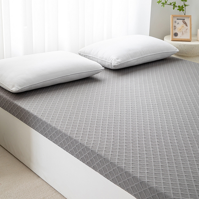 91家纺网 家纺一手货源 找家纺 小豚鼠 2025新款记忆海绵床垫床褥榻榻米租房床垫酒店薄垫床垫 方块灰