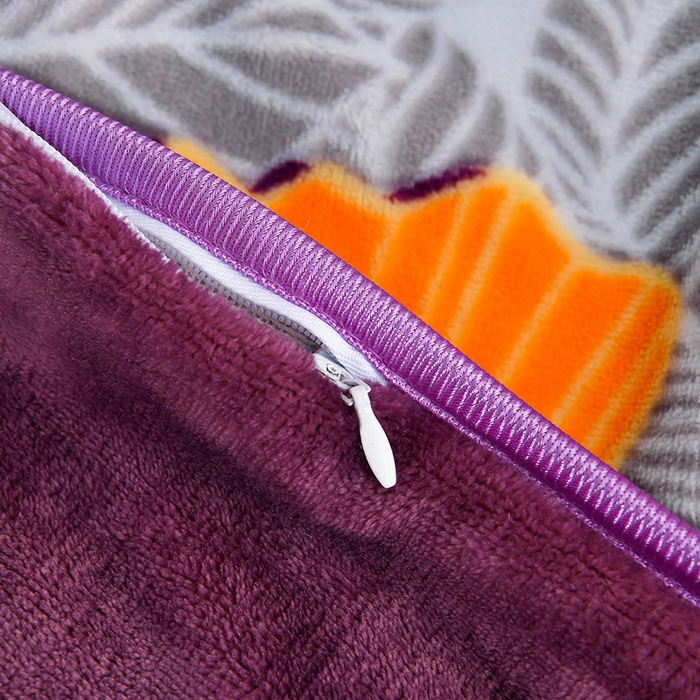 91家纺网 家纺一手货源 找家纺 诺梵家纺 2025新款8斤加厚保暖金貂绒牛奶绒印花四件套 紫气东来