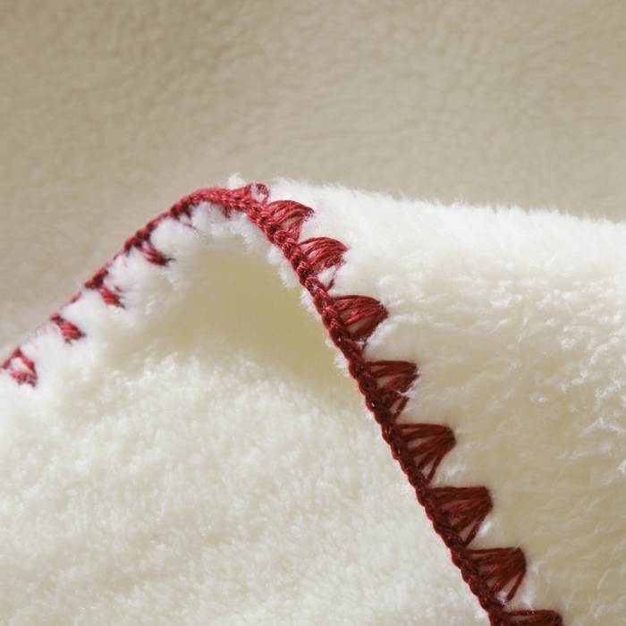 91家纺网 家纺一手货源 找家纺 （总）咏绒家纺工厂店 2025新款高克重双面婴儿绒刺绣款多功能盖毯贝壳绣毛毯