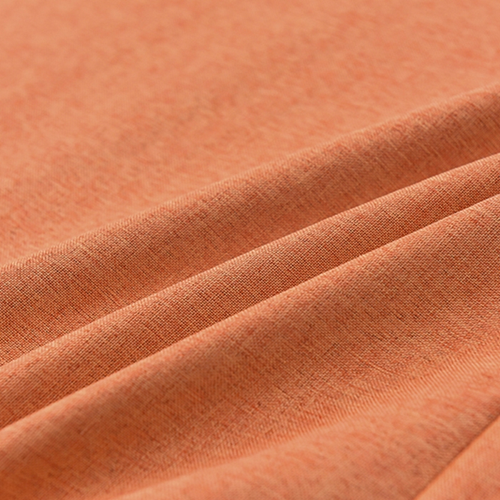 91家纺网 家纺一手货源 找家纺 小豚鼠 2025新款亚麻四折多功能四季床垫 热带橙