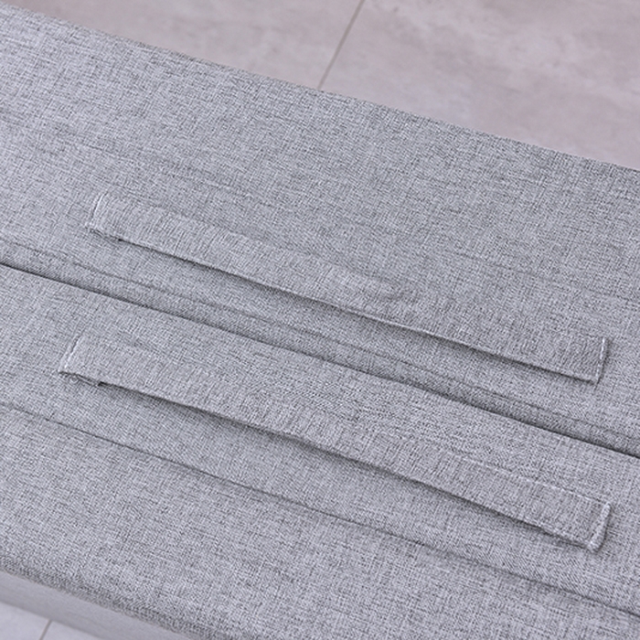 91家纺网 家纺一手货源 找家纺 小豚鼠 2025新款亚麻四折多功能四季床垫 竹青白