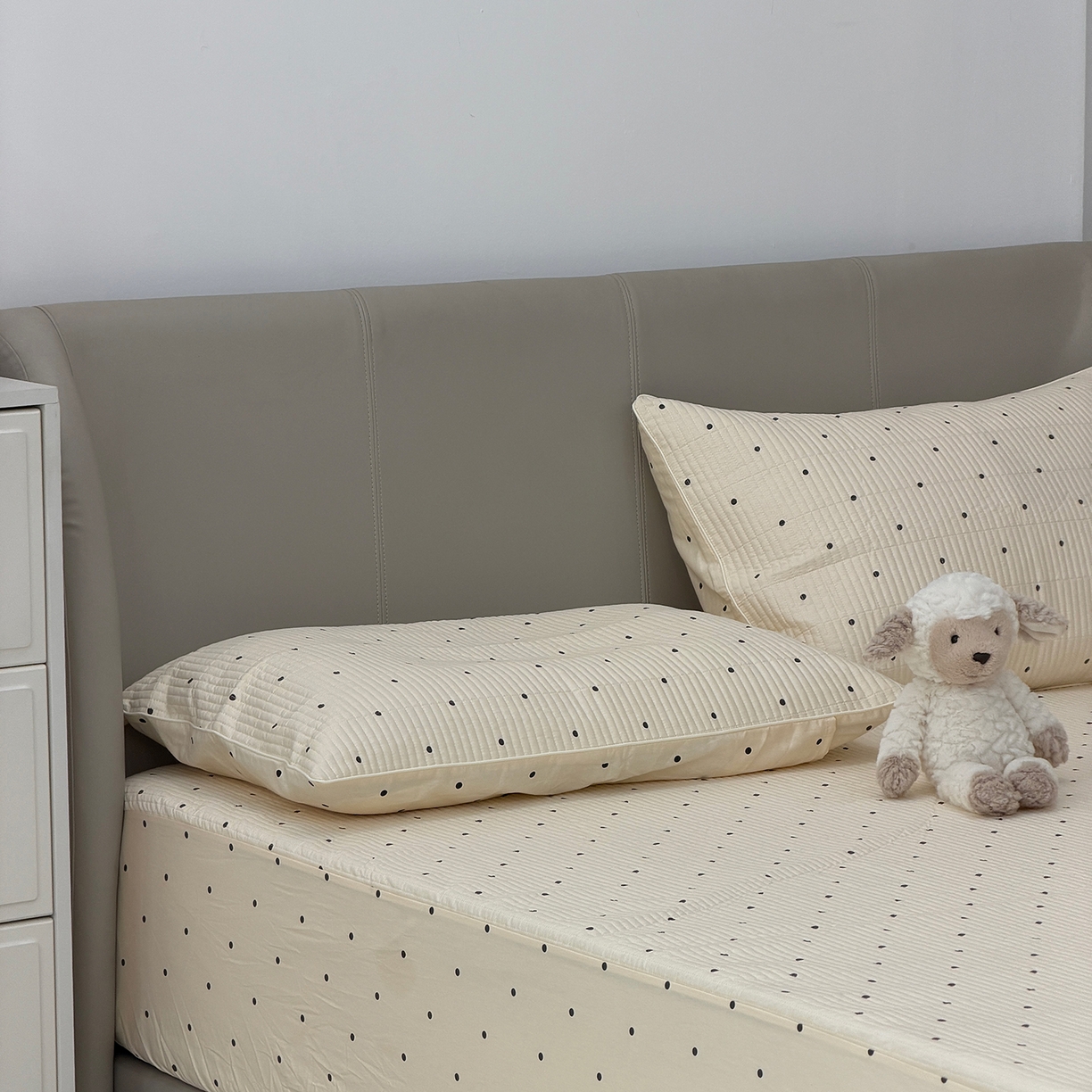 91家纺网 家纺一手货源 找家纺 （总）佰织鑫家居 2026新款全棉夹棉绗缝床笠三件套四件套（会员-5）