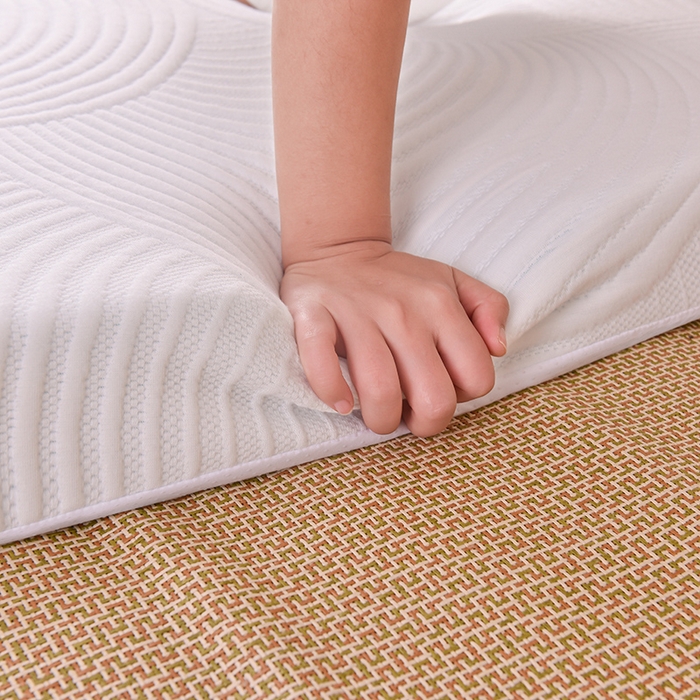 91家纺网 家纺一手货源 找家纺 小豚鼠 2025新款高弹记忆海绵垫现代日式床垫 纹理-白