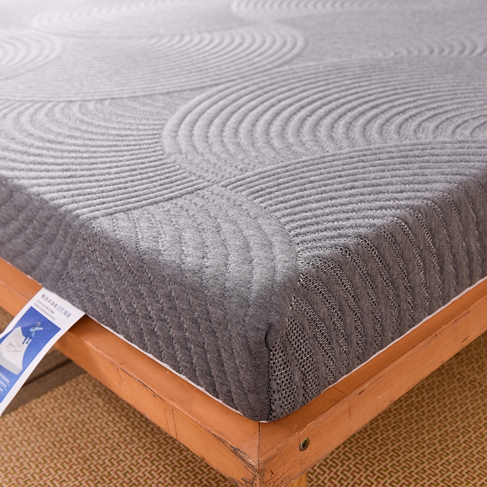 91家纺网 家纺一手货源 找家纺 小豚鼠 2025新款高弹记忆海绵垫现代日式床垫 纹理-灰