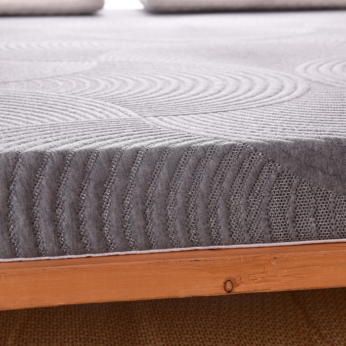 91家纺网 家纺一手货源 找家纺 小豚鼠 2025新款高弹记忆海绵垫现代日式床垫 纹理-灰
