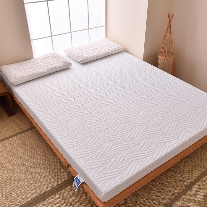 91家纺网 家纺一手货源 找家纺 小豚鼠 2025新款高弹记忆海绵垫现代日式床垫 摇曳-白