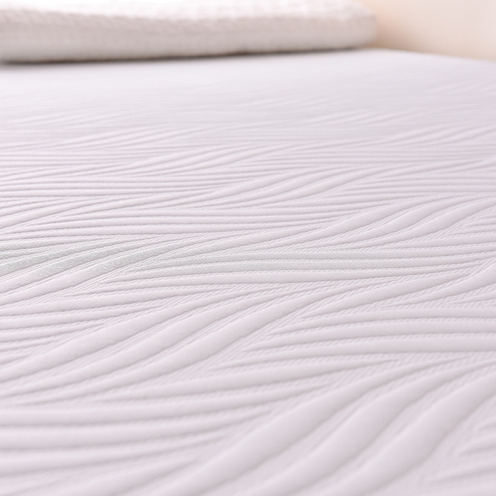 91家纺网 家纺一手货源 找家纺 小豚鼠 2025新款高弹记忆海绵垫现代日式床垫 摇曳-白