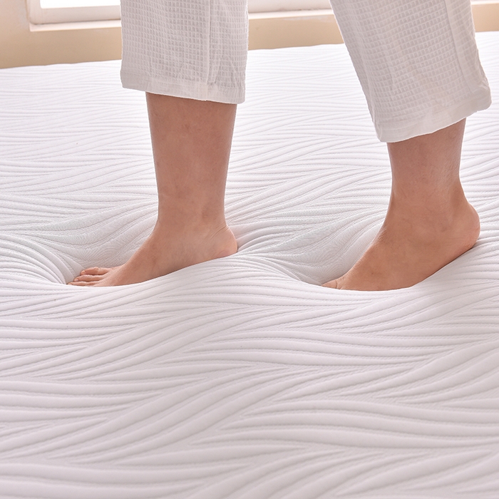 91家纺网 家纺一手货源 找家纺 小豚鼠 2025新款高弹记忆海绵垫现代日式床垫 摇曳-白