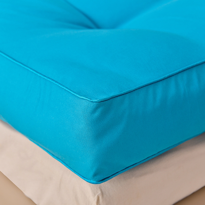 91家纺网 家纺一手货源 找家纺 小豚鼠 2025新款跨境日式床垫民宿加厚榻榻米床垫大豆纤维透气宿舍床褥垫酒店批发 蓝色