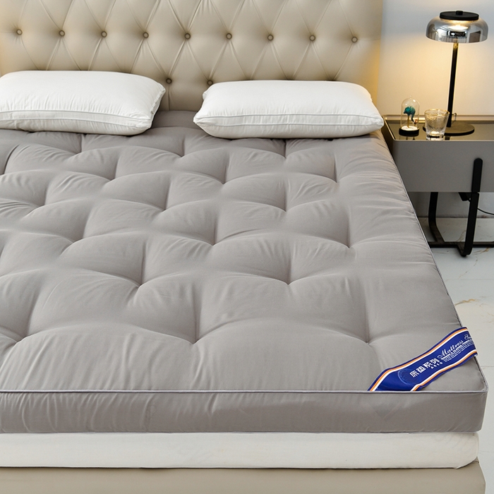 91家纺网 家纺一手货源 找家纺 小豚鼠 2025新款跨境日式床垫民宿加厚榻榻米床垫大豆纤维透气宿舍床褥垫酒店批发 灰色