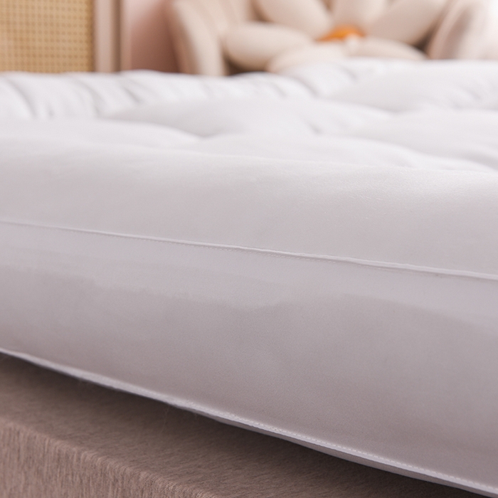 91家纺网 家纺一手货源 找家纺 小豚鼠 2025新款-羽丝绒立体床垫学生床垫宿舍单双人床褥榻榻米床垫 白色