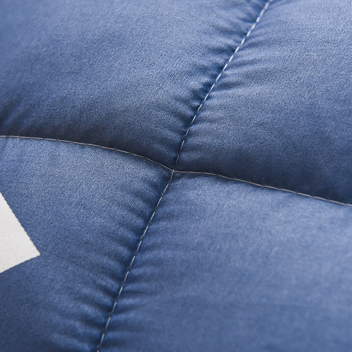 91家纺网 家纺一手货源 找家纺 小豚鼠 2025新款-羽丝绒立体床垫学生床垫宿舍单双人床褥榻榻米床垫 灰三角