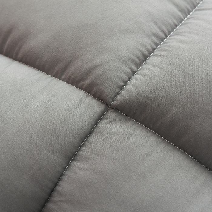 91家纺网 家纺一手货源 找家纺 小豚鼠 2025新款-羽丝绒立体床垫学生床垫宿舍单双人床褥榻榻米床垫 灰色