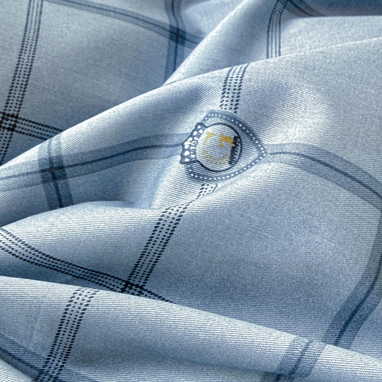 91家纺网 家纺一手货源 找家纺 小豚鼠 2025纯棉13372学生三件套全棉宿舍六件套(收纳袋）（顺丰代发） 马德里-蓝