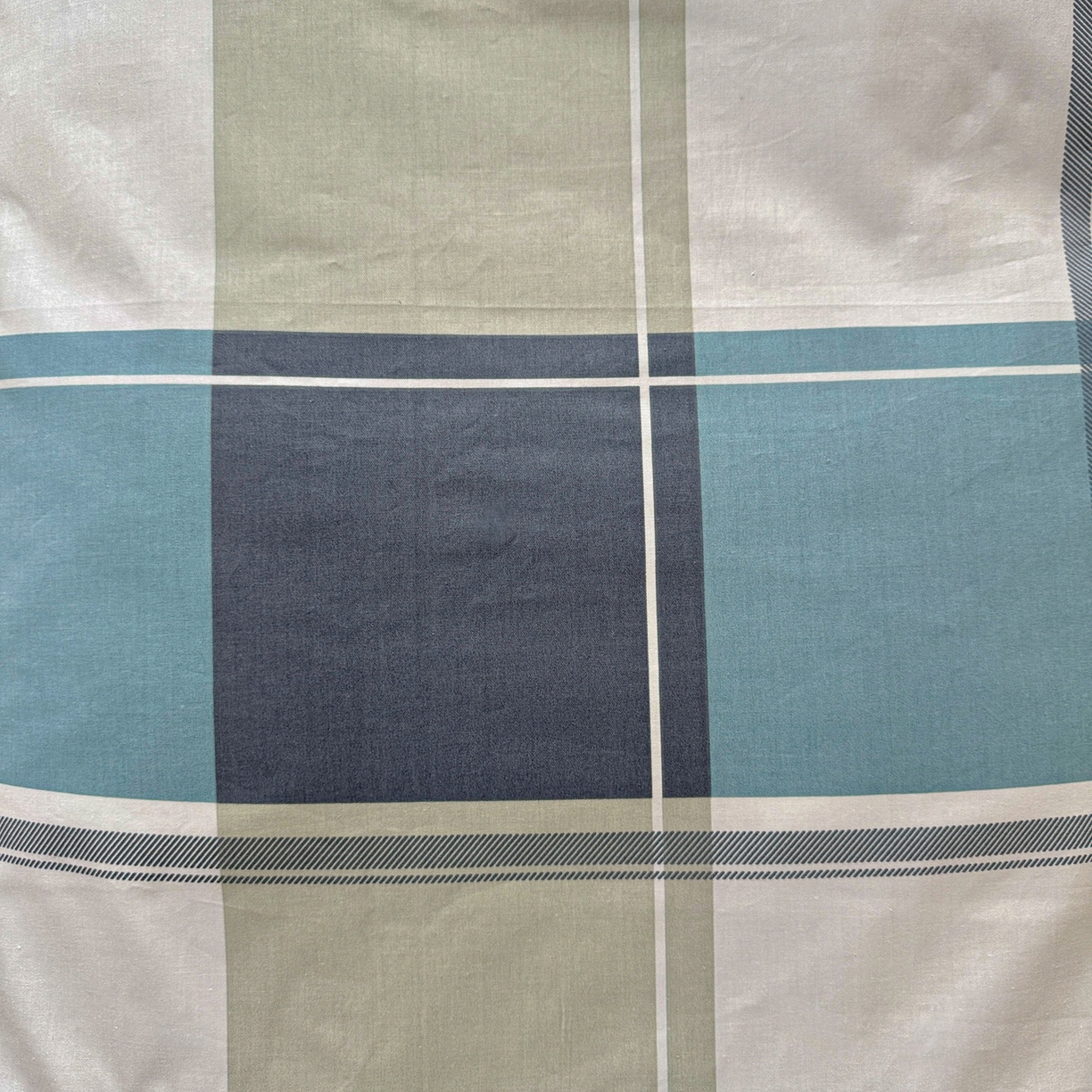 91家纺网 家纺一手货源 找家纺 小豚鼠 2025纯棉13372学生三件套全棉宿舍六件套(收纳袋）（顺丰代发） 方格蓝