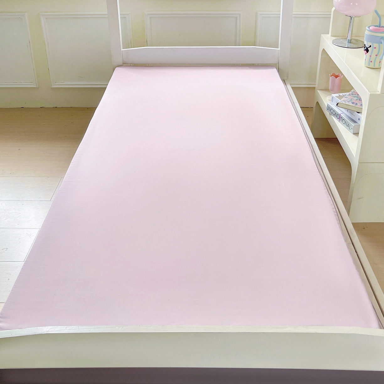 91家纺网 家纺一手货源 找家纺 小豚鼠 2025新款学生季蛋壳压花床垫记忆棉床垫学生宿舍软垫海绵垫子 藕灰粉