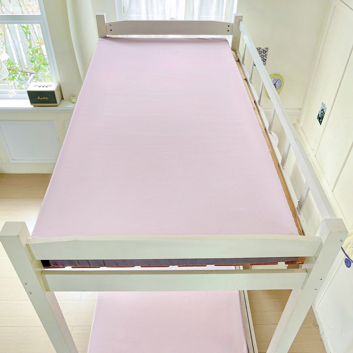 91家纺网 家纺一手货源 找家纺 小豚鼠 2025新款学生季蛋壳压花床垫记忆棉床垫学生宿舍软垫海绵垫子 藕灰粉