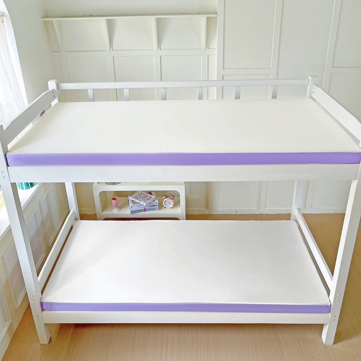 91家纺网 家纺一手货源 找家纺 小豚鼠 2025新款学生季蛋壳压花床垫记忆棉床垫学生宿舍软垫海绵垫子 清新紫