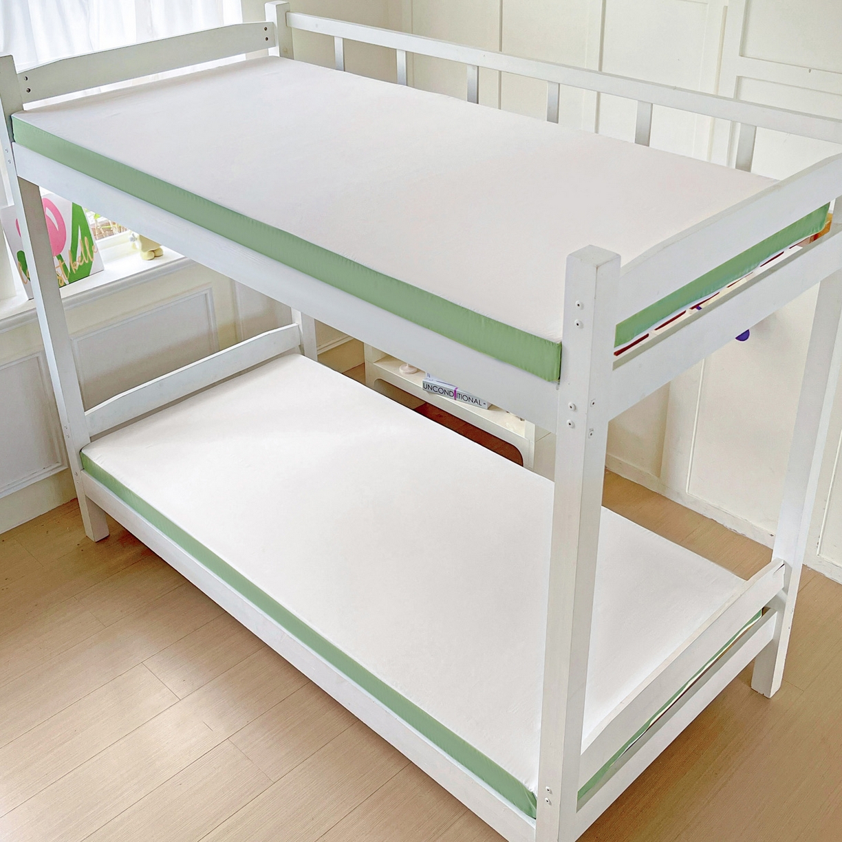 91家纺网 家纺一手货源 找家纺 小豚鼠 2025新款学生季蛋壳压花床垫记忆棉床垫学生宿舍软垫海绵垫子 青草绿