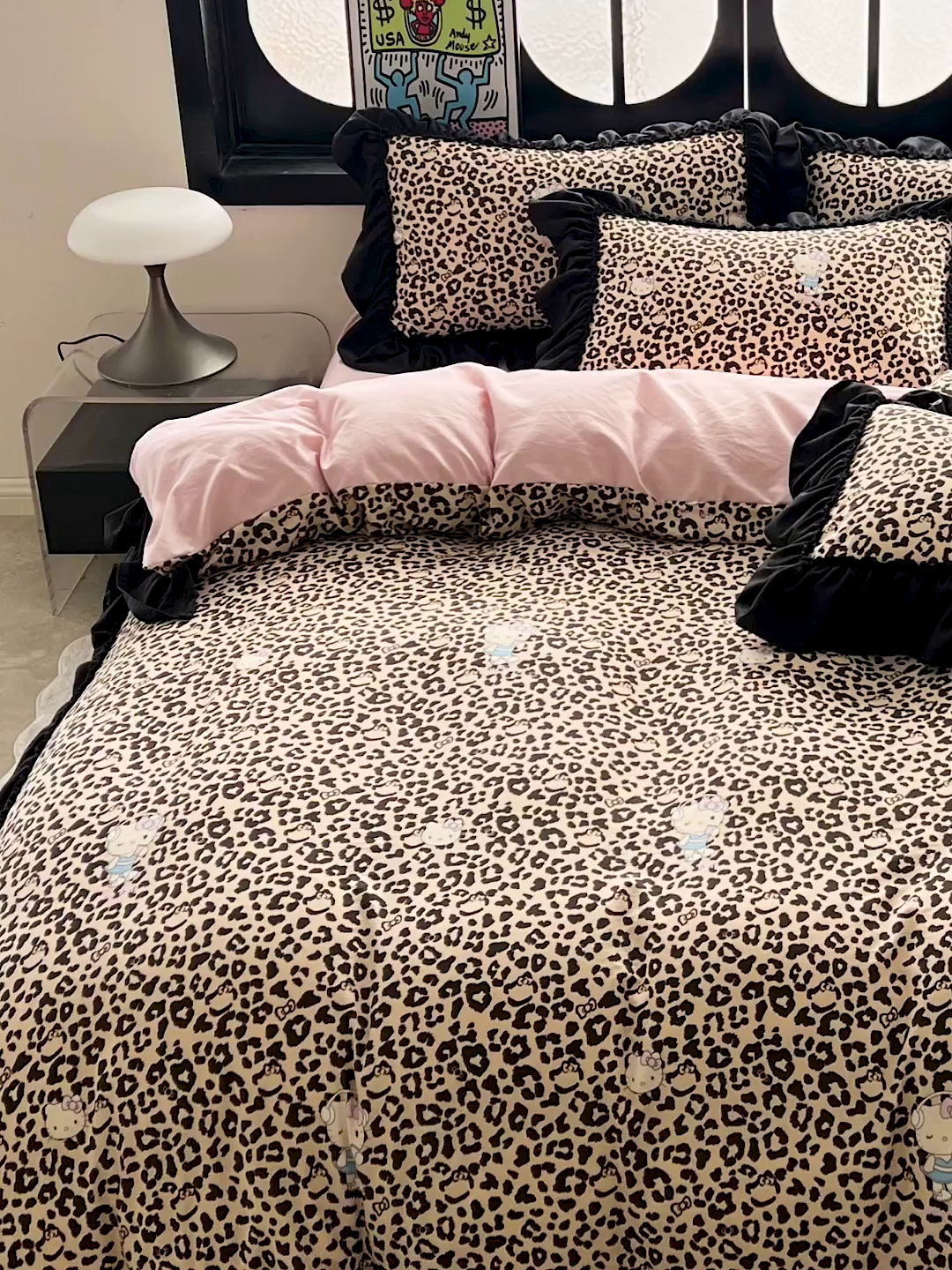 91家纺网 家纺一手货源 找家纺 （总）富米莱（原臻工厂） 2026新款法式赫本风大花边A类古法仿棉云感纱床盖床裙四件套