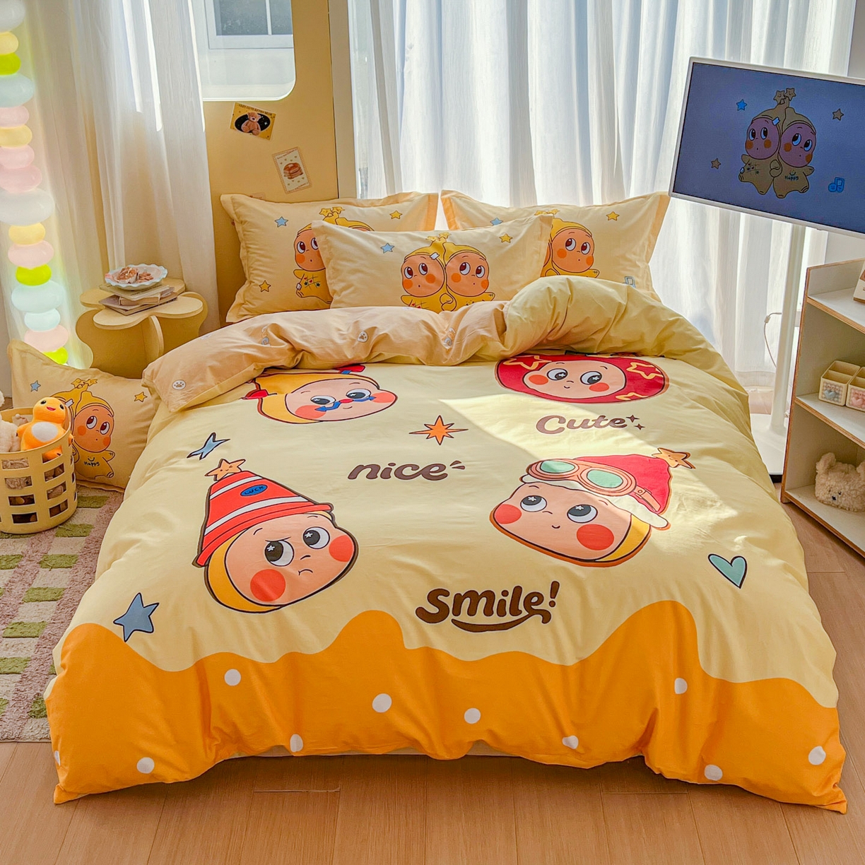 91家纺网 家纺一手货源 找家纺 （总）浩诚 2026新款大版全棉卡通四件套（陆续更新）