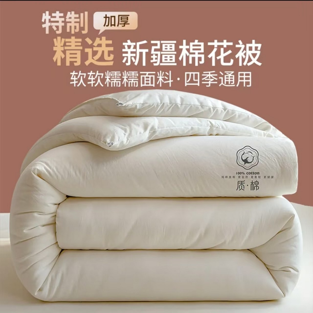 好尚居 2025新款柔肤新疆棉花被 质绵