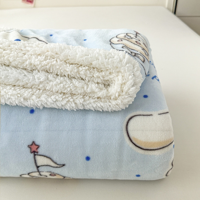 91家纺网 家纺一手货源 找家纺 【12.29周一秒杀 三人助力9.9带回家】三丽鸥羊羔毛毯