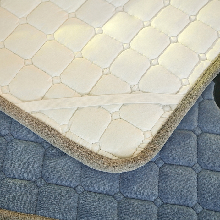 91家纺网 家纺一手货源 找家纺 金禾家纺 2025新款米奇熊牛奶绒床垫床褥子床护垫 米奇熊-蓝