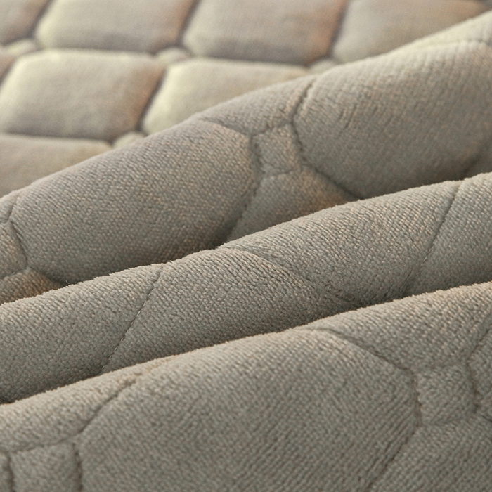 91家纺网 家纺一手货源 找家纺 金禾家纺 2025新款米奇熊牛奶绒床垫床褥子床护垫 米奇熊-灰