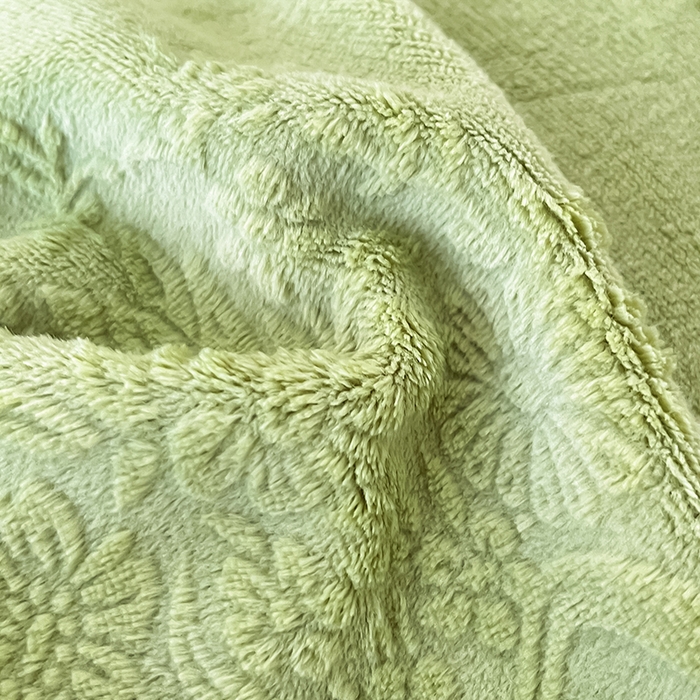 91家纺网 家纺一手货源 找家纺 琪格格纺织 2025新款全消光小清新花边款雕花牛奶绒四件套 雕花绒花边-玉珠莲 绿 