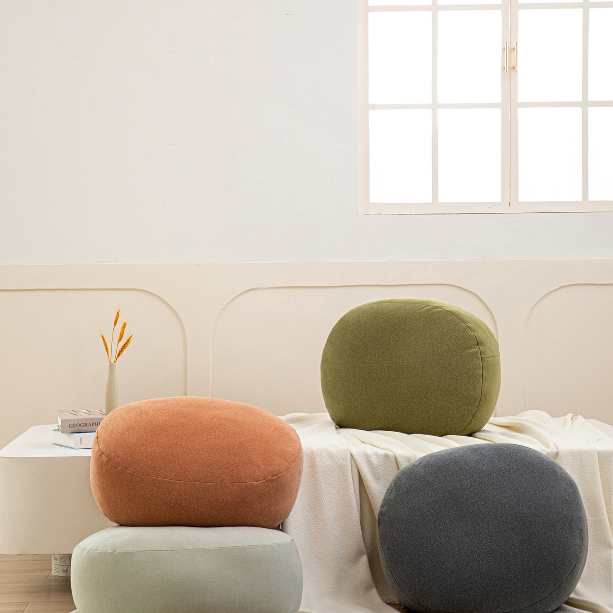 91家纺网 家纺一手货源 找家纺 （总）沐沐家纺 2026新款麂皮绒抱抱枕不可拆洗