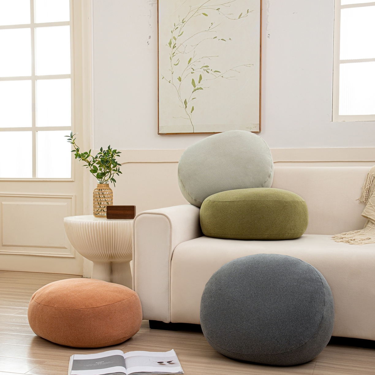 91家纺网 家纺一手货源 找家纺 （总）沐沐家纺 2026新款麂皮绒抱抱枕不可拆洗