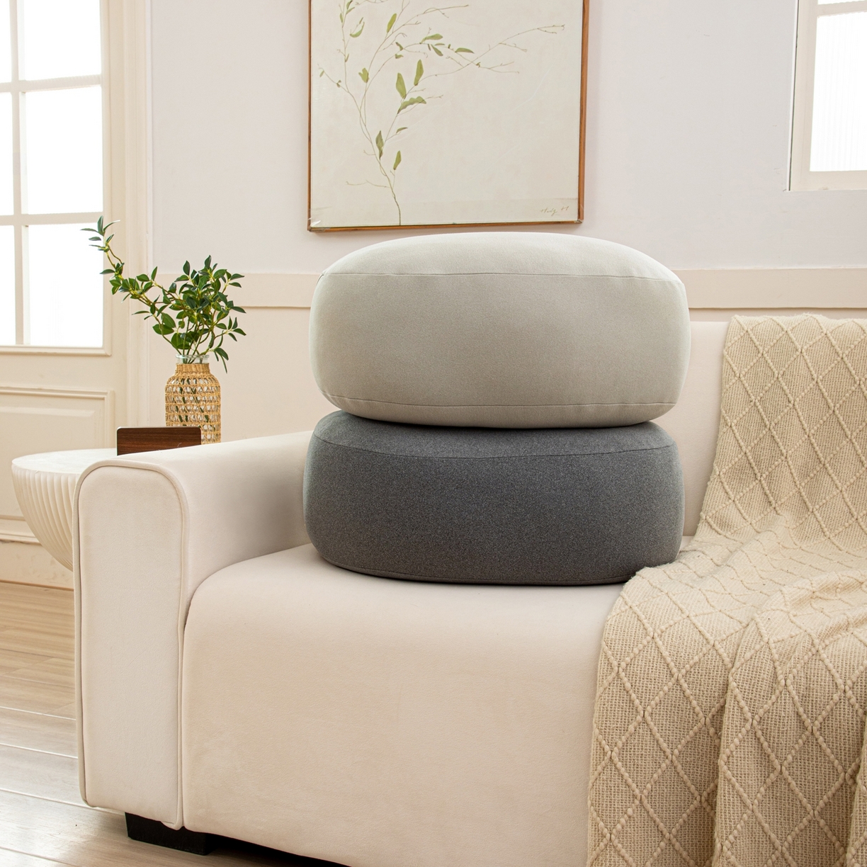 91家纺网 家纺一手货源 找家纺 （总）沐沐家纺 2026新款麂皮绒抱抱枕不可拆洗