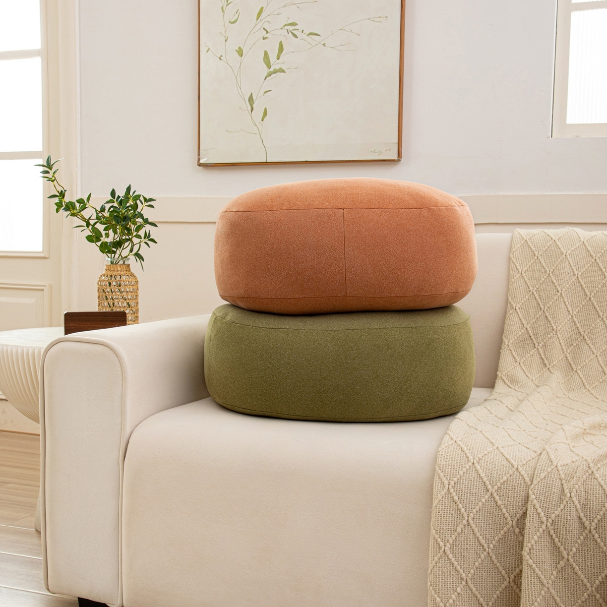 91家纺网 家纺一手货源 找家纺 （总）沐沐家纺 2026新款麂皮绒抱抱枕不可拆洗