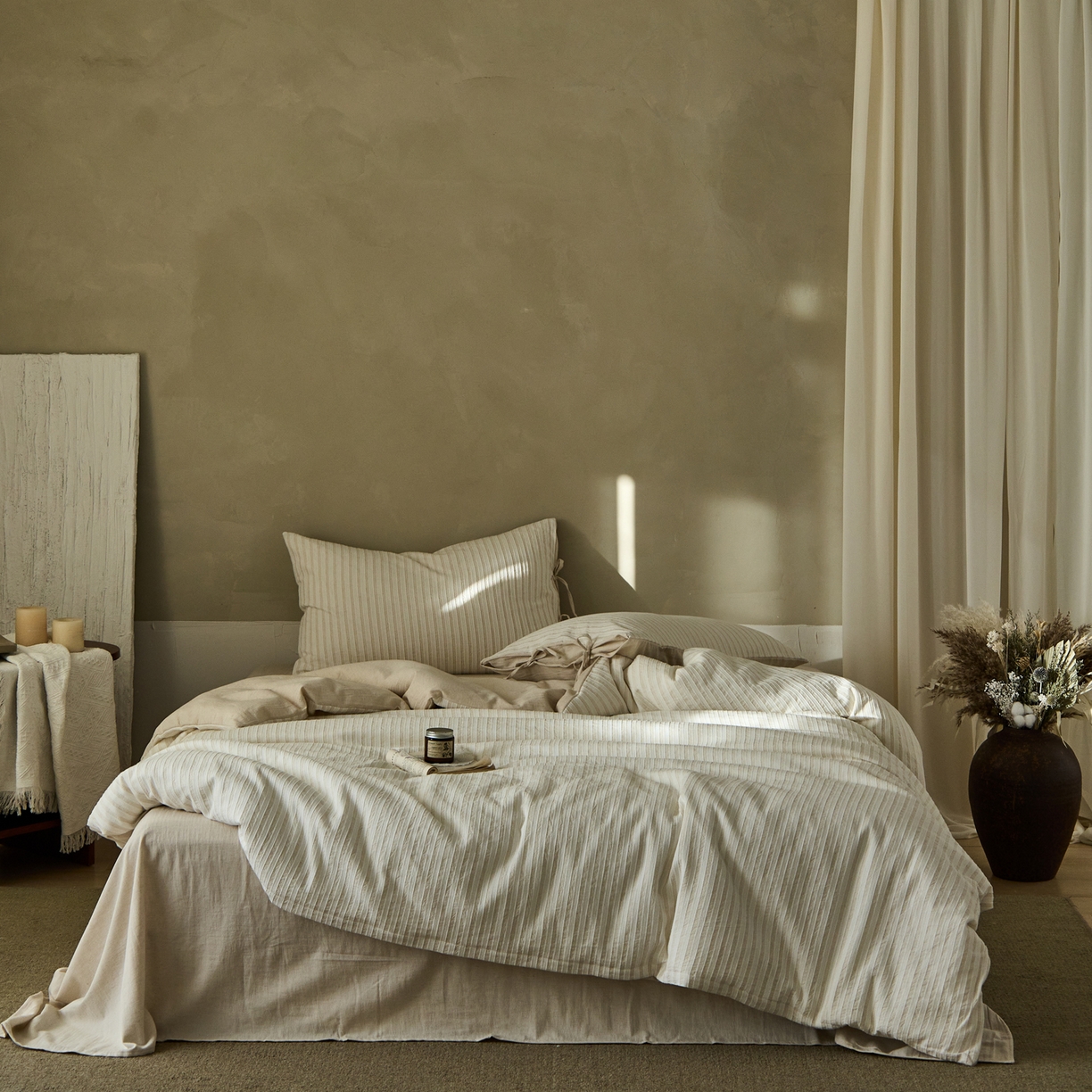 91家纺网 家纺一手货源 找家纺 例外Home 2023新款A类专版彩棉四件套 彩棉-禾絮