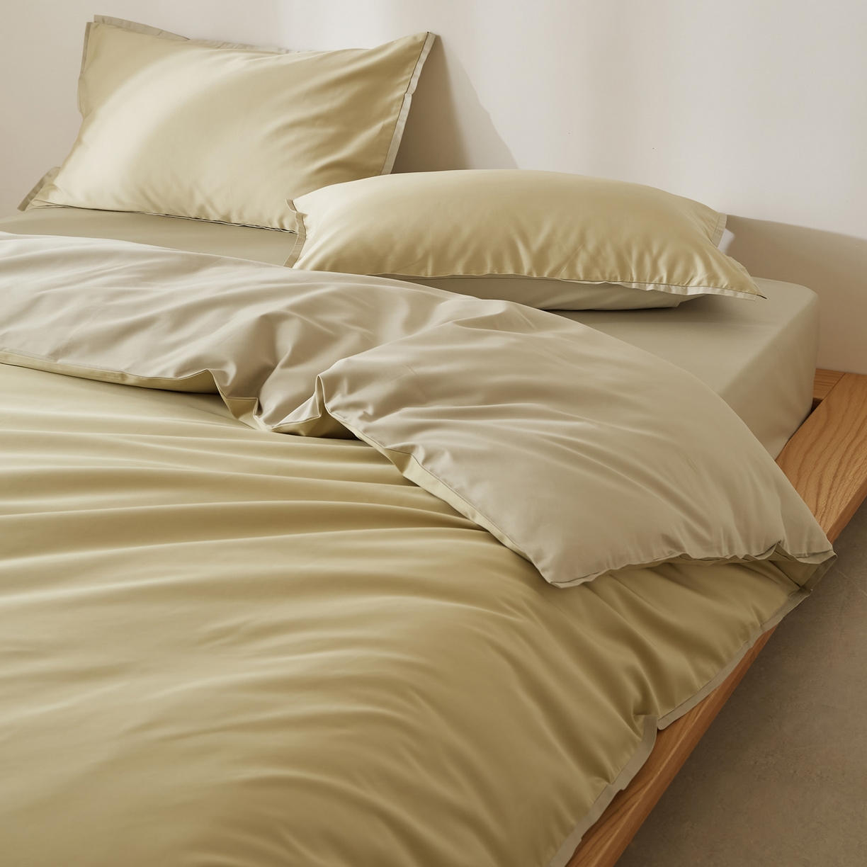 91家纺网 家纺一手货源 找家纺 （总）EH家居 2025新款春夏40支全棉斜纹四件套-半糖主义系列