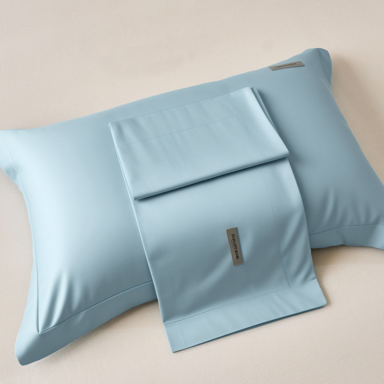 91家纺网 家纺一手货源 找家纺 （总）梦洋家纺 2026新款100支长绒棉纯色枕套系列（纸盒包装）