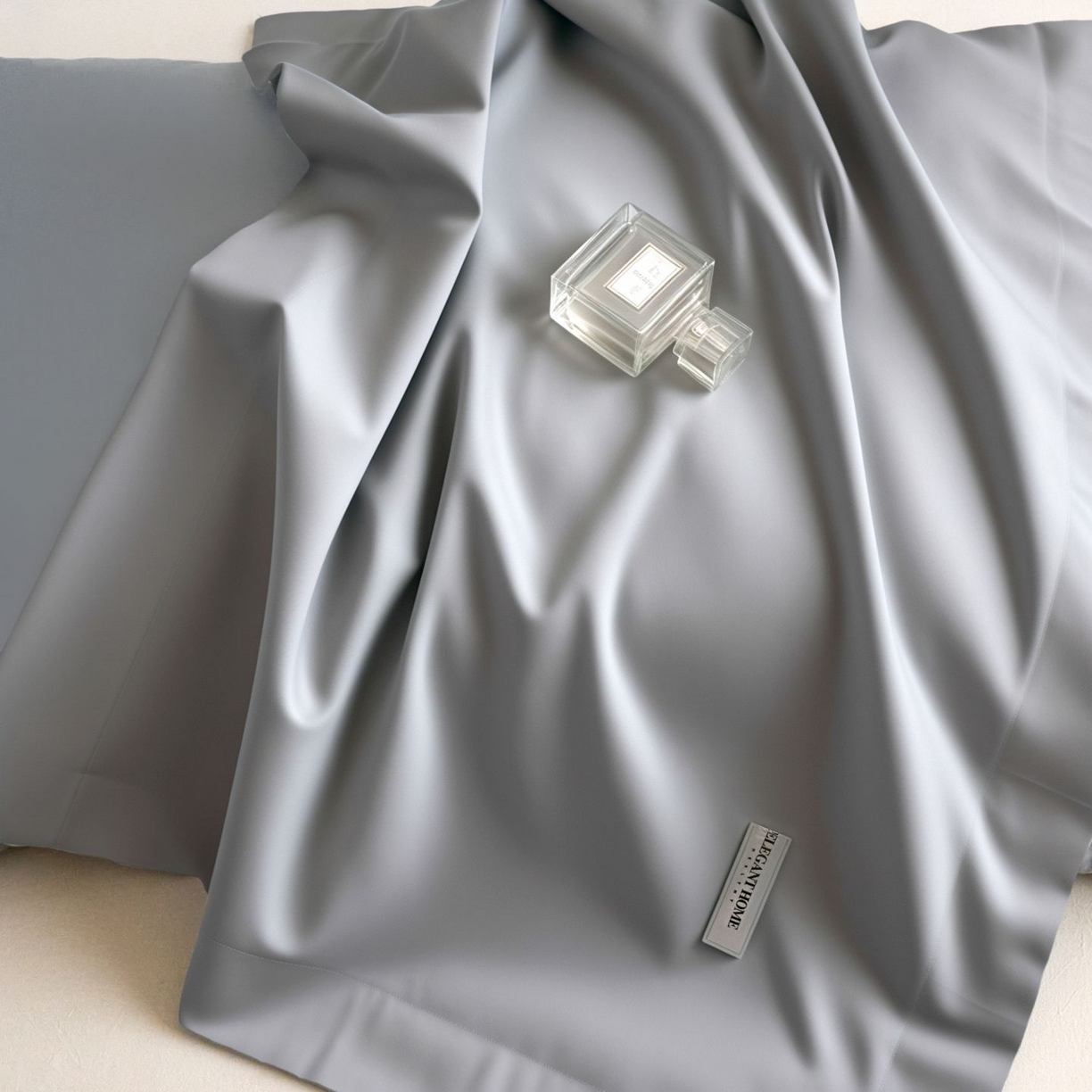 91家纺网 家纺一手货源 找家纺 梦洋家纺 2026新款100支长绒棉纯色枕套系列（纸盒包装） 雅士灰