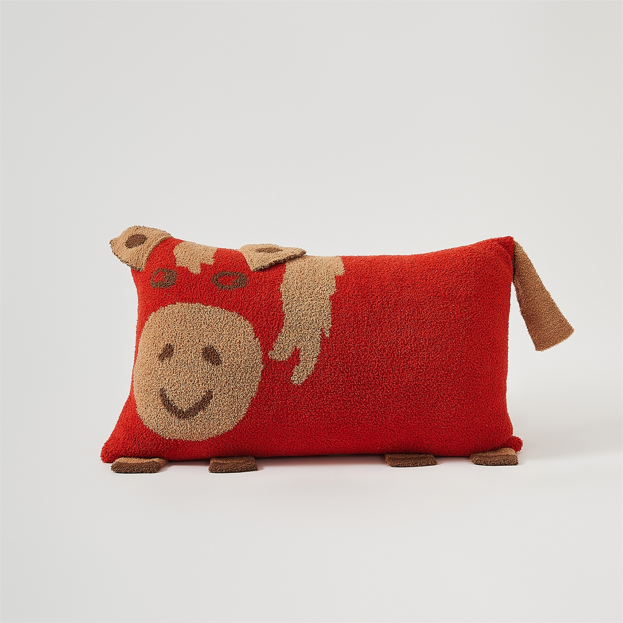 91家纺网 家纺一手货源 找家纺 暖绵绵家纺 2026新款好运小马半边绒异性抱枕毯子含芯-波尼（券后最低零售价：毯子173元、 长方形抱枕（含芯）119元，异形抱枕（含芯）128元） 波尼-长方形抱枕