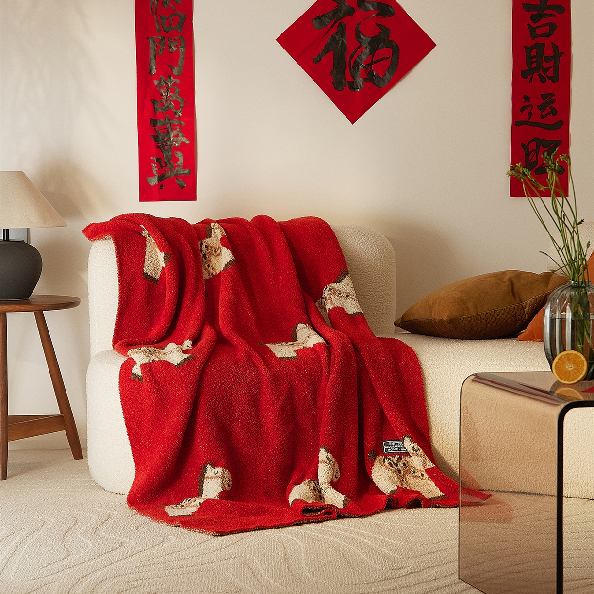 91家纺网 家纺一手货源 找家纺 暖绵绵家纺 2026新款好运小马半边绒异性抱枕毯子含芯-波尼（券后最低零售价：毯子173元、 长方形抱枕（含芯）119元，异形抱枕（含芯）128元） 波尼-毯子